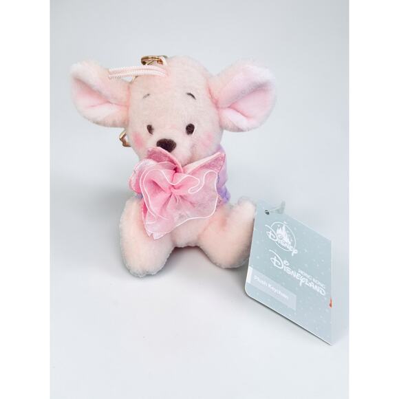 Disney Hong Kong Disneyland Sakura Roo Plush Keychain Pink Spring HKDL NWT - Picture 2 of 3
